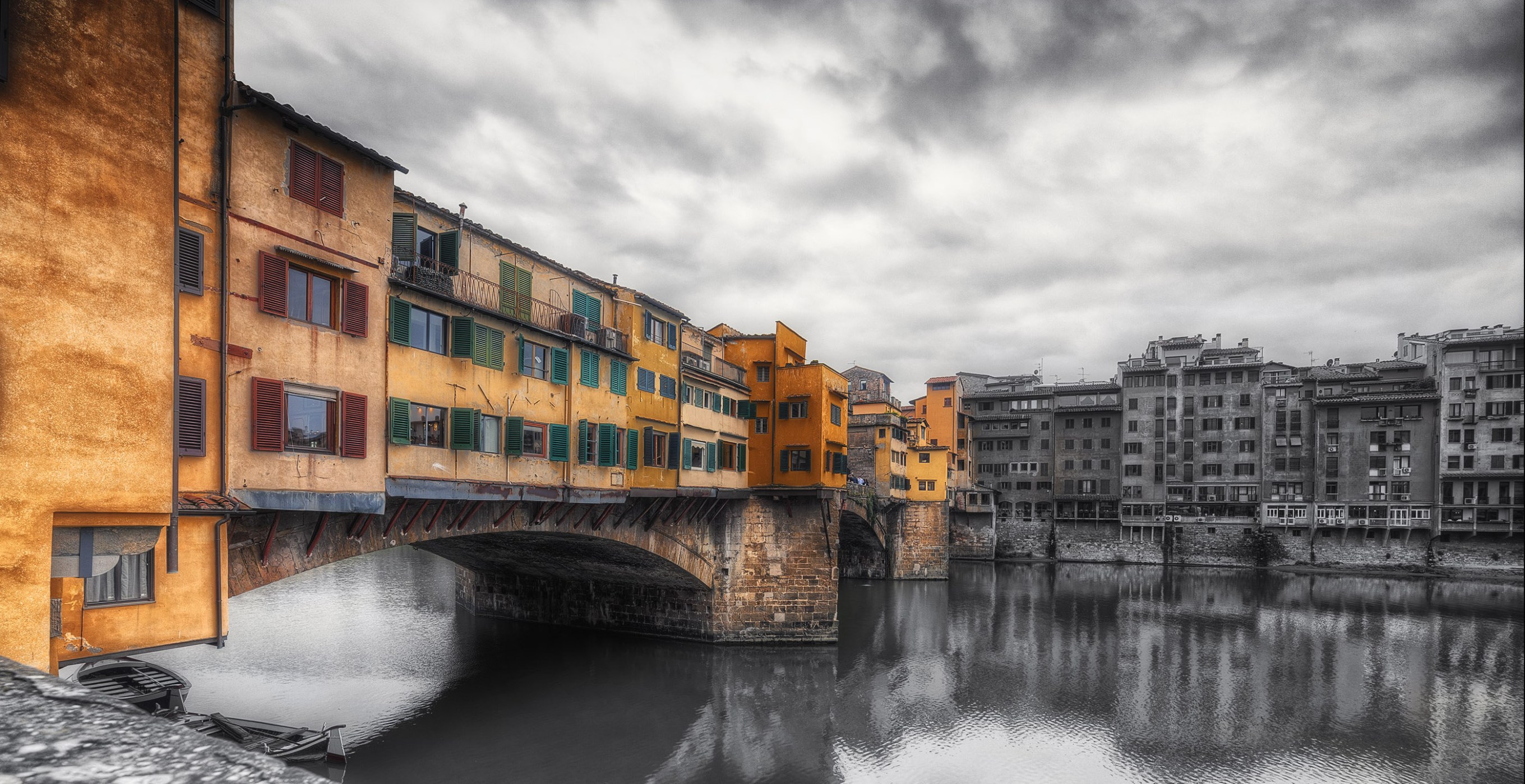 firenze-ponte-vecchio-fotografia-dal-lungarno-degli-acciaiuoli-nka.it-albano-nicola-mix-bn