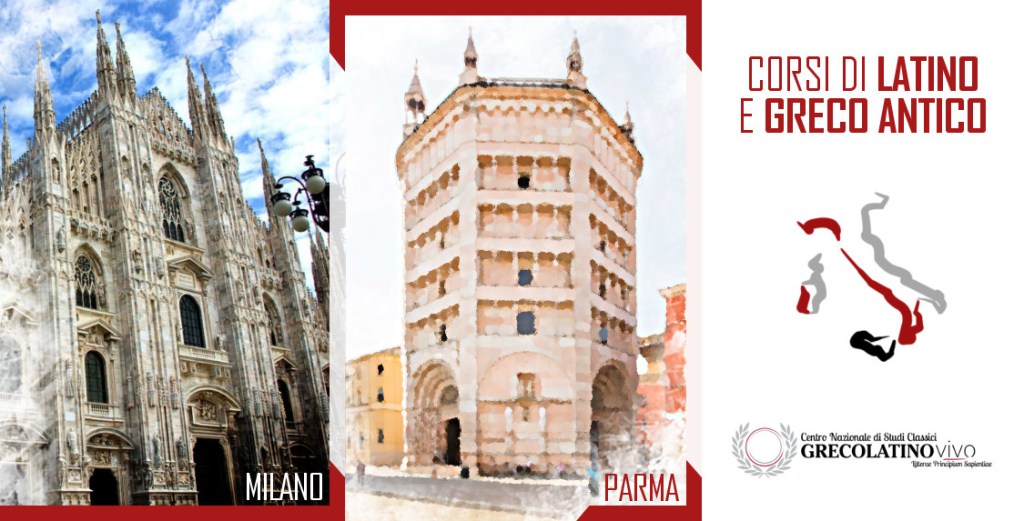 Milano e Parma: ripartono i corsi serali di latino e greco vivo